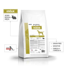 PUPIL Premium mono bogata w królika All Breads 8 kg PUPIL