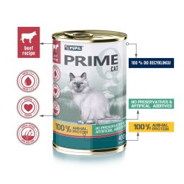 PUPIL Prime bogata w wołowinę z wątróbką 400 g PUPIL