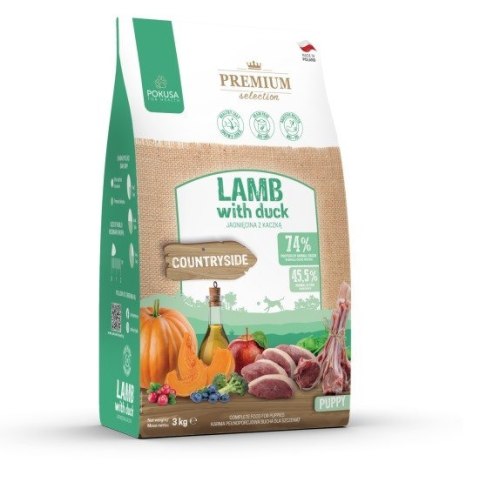 Pokusa Premium Selection jagnięcina z Kaczką 3kg POKUSA