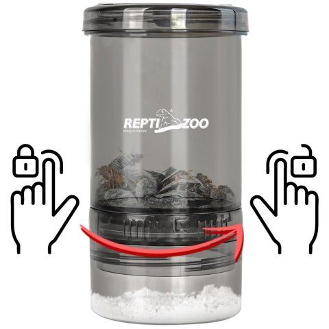 Repti-Zoo Vita-Calcium Shaker - kubek do obsypywania owadów karmowych
