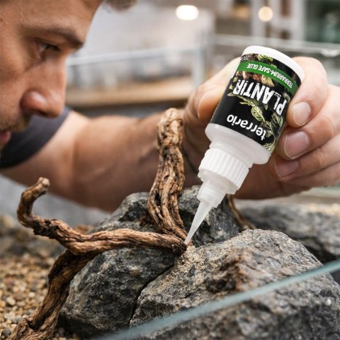 Terrario Plantir 20g - klej do dekoracji kamieni i korzeni w terrarium Terrario