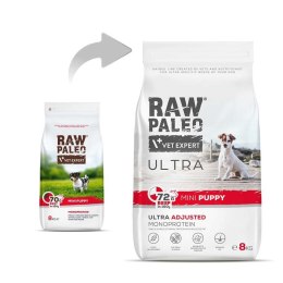VetExpert Raw Paleo Ultra Wołowina Mini Puppy 8kg VetExpert