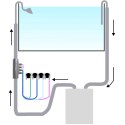 Chihiros Dosing Flow Adapter 16mm - reaktor zewnętrzny nawozów
