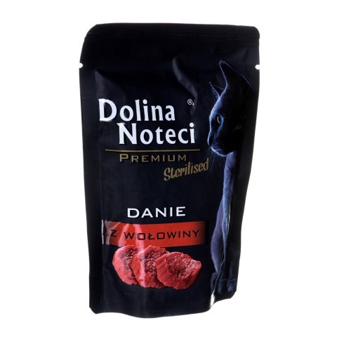 DOLINA NOTECI Premium Sterilised Danie z wołowiny - mokra karma dla kotów sterylizowanych - 85 g DOLINA NOTECI