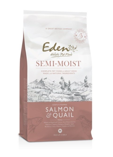 Eden Półwilgotna Łosoś i Przepiórka 10 kg Eden