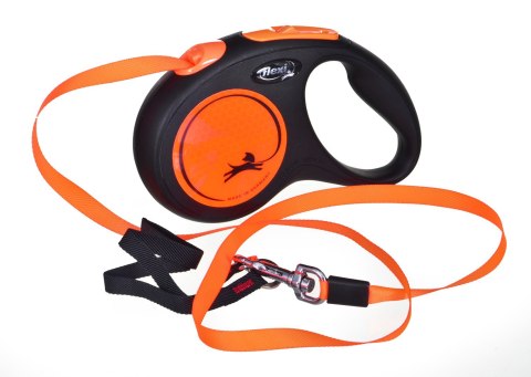 FLEXI New Neon - smycz automatyczna - M: 5m Flexi