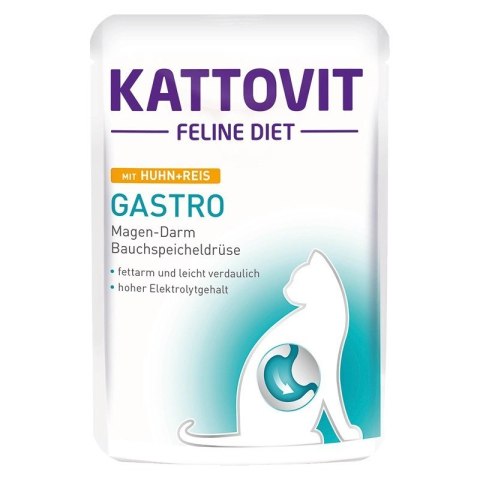 KATTOVIT GASTRO Zestaw na układ pokarmowy 12x85g dla kota KATTOVIT