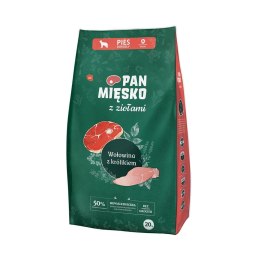 PAN MIĘSKO Wołowina z królikiem (dorosły) chrupki M - Karma sucha dla psa - 20kg PAN MIĘSKO