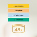 PURINA GOURMET GOLD Mus Mix smaków 48x85g PURINA NESTLE
