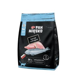Pan Mięsko Kurczak z pstrągiem sucha karma dla kota chrupki S 400g PAN MIĘSKO