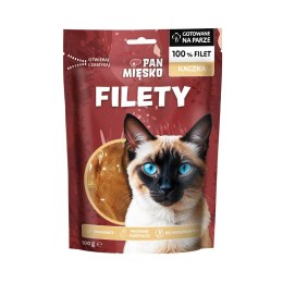 Pan Mięsko Przysmak dla kota Filety Kaczka 100g PAN MIĘSKO
