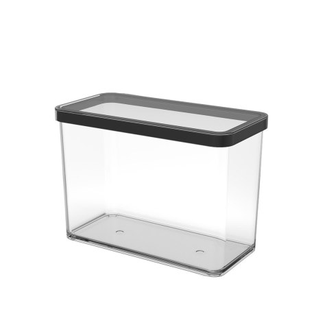Rotho Pojemnik na przysmaki wysoki 2.1L LOFT transparentny/czarny Rotho
