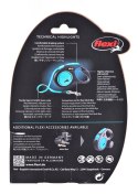 Smycz Flexi automatyczna New Neon S taśma 5 m - dla psa do 15 kg, kolor niebieski Flexi