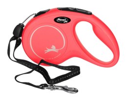 Smycz NEW CLASSIC M linka -5m -do 20kg czerwony Flexi