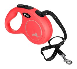 Smycz NEW CLASSIC M linka -5m -do 20kg czerwony Flexi