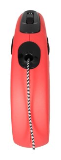 Smycz NEW CLASSIC M linka -5m -do 20kg czerwony Flexi
