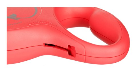 Smycz NEW CLASSIC M linka -5m -do 20kg czerwony Flexi