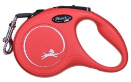 Smycz NEW CLASSIC S taśma -5m -do 15kg czerwony Flexi