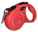 Smycz NEW CLASSIC S taśma -5m -do 15kg czerwony Flexi