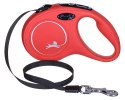 Smycz NEW CLASSIC S taśma -5m -do 15kg czerwony Flexi