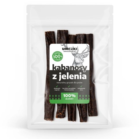 UNISZKI Kabanosy z jelenia 100g UNISZKI