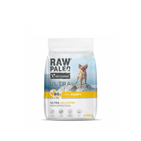 VetExpert Raw Paleo Ultra Indyk Mini Puppy 750g VetExpert
