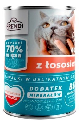 Frendi puszka dla kota z łososiem w sosie 400 g Frendi