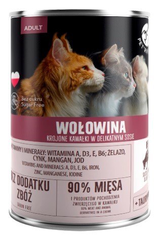 PetRepublic dla kota (adult) z wołowiną 400 g PetRepublic