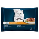 GOURMET Perle karma dla dorosłych kotów Mini Fileciki w sosie 4x85g