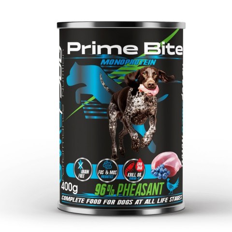 GAME DOG Prime Bite bażant, jagoda monoproteinowa 400g GAME DOG
