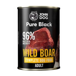 John Dog Pure Black dorosły dzik karma mokra dla psa 400g JOHN DOG