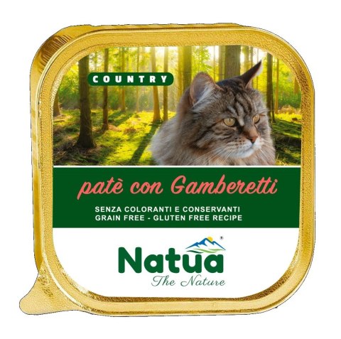 Natua Country Shrimp - Krewetki karma mokra dla kota tacka 100g Natua