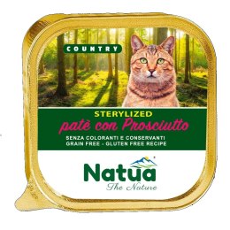 Natua Country Sterilized Ham - Szynka dla kotów sterylizowanych karma mokra dla kota tacka 100g Natua