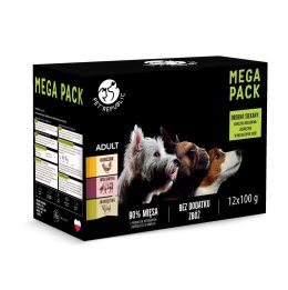 PetRepublic saszetki dla psa (kurczak, wołowina, jagnięcina) 12x100g PetRepublic