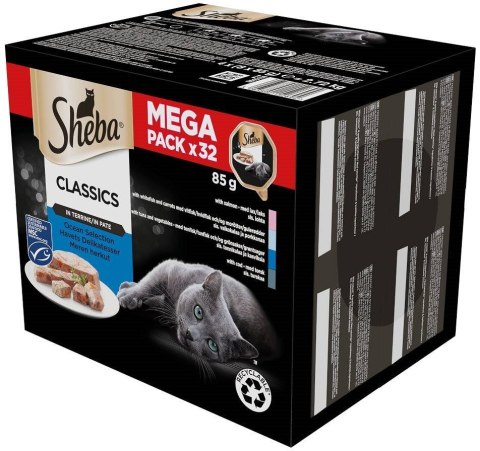 Sheba Tacka Pasz BiaRyb/Dor/Łos/Tuń 32x85g Sheba