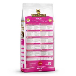 WOLFSBLUT VETLINE HYPOALLERGENIC 12KG (WYPRZEDAŻ) WOLFSBLUT