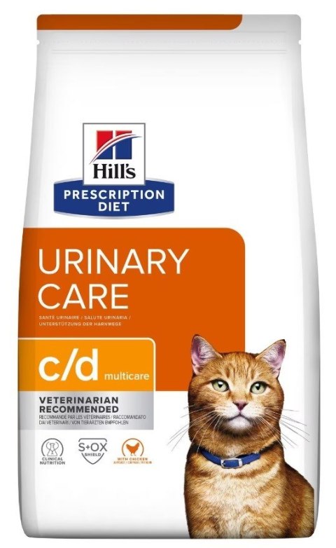 HILL'S Prescription Diet Feline c/d Urinary Care - sucha karma dla kotów z chorobami układu moczowego - 1,5 kg (OUTLET) Hill's