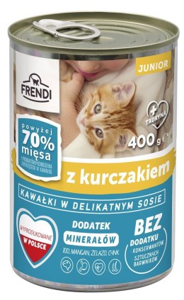 Frendi puszka dla kota (junior) z kurczakiem 400 g Frendi