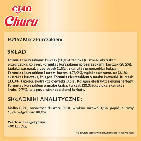INABA CHURU Varietes Tuńczyk - kot 50x14g INABA