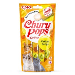 INABA Churu Pops Kurczak - przysmak dla kota - 4x15 g INABA