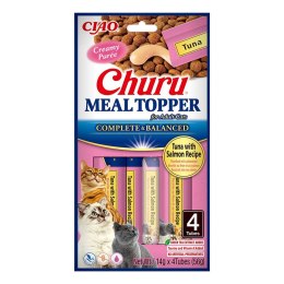 INABA MEAL TOPPER Tuńczyk z łososiem - kot 4x14g INABA