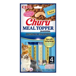 INABA MEAL TOPPER Tuńczyk z przegrzebkiem-kot 4x14g INABA