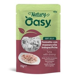 Oasy Natury Soft Jelly Tuna with shrimp 70gr Oasy