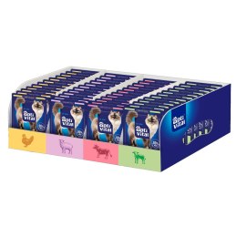 OptiVital saszetki dla kotów 112 saszetek - 4 smaki. Z kurczakiem, jagnięcina, wołowiną, cielęciną - Mixcase 112x85g OptiVital