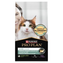 PURINA PRO PLAN LIVECLEAR STERILISED ADULT Bogata w Indyka 1,4kg PURINA NESTLE