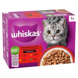 WHISKAS Saszetka sos Drób/Jag/Woł/Kur 80x85g Whiskas