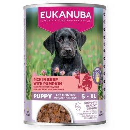 EUK DOG CAN LC PUP AB BEEF&PUMP 400G EUKANUBA