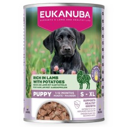 EUK DOG CAN LC PUP AB LMB&POT 400G EUKANUBA