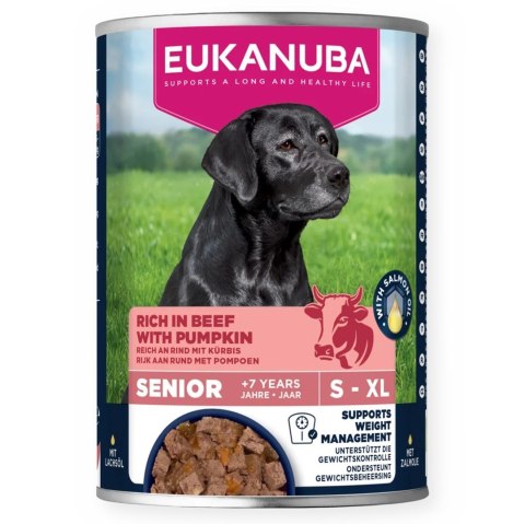 EUK DOG CAN LC SR AB BEEF&PUMP 400G EUKANUBA