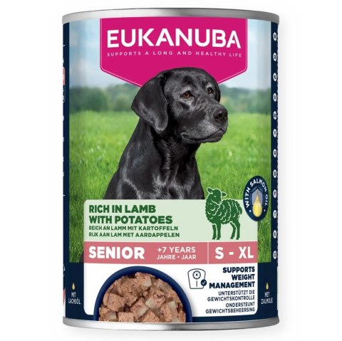 EUK DOG CAN LC SR AB LMB&POT 400G EUKANUBA